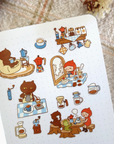 Tiny Kikimo | Coffee Corners Sticker Sheet