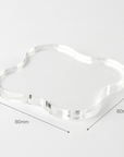 BGM | Large Scalloped Clear Acrylic Block | BT-AB001
