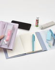 Daigo | Isshoni Clear A6 Notebook Cover and Pen Case | 5 Colors