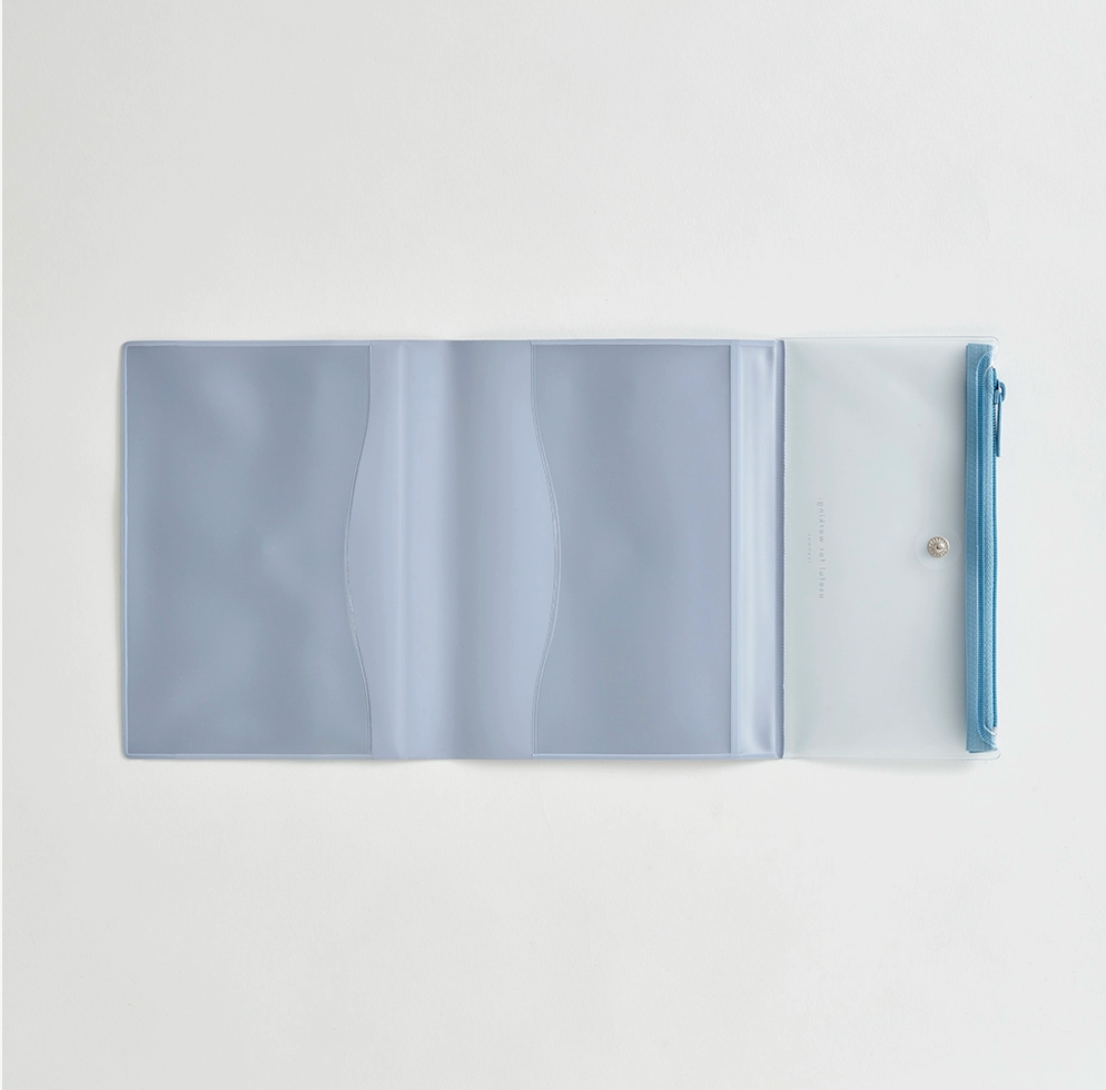 Daigo | Isshoni Clear A6 Notebook Cover and Pen Case | 5 Colors