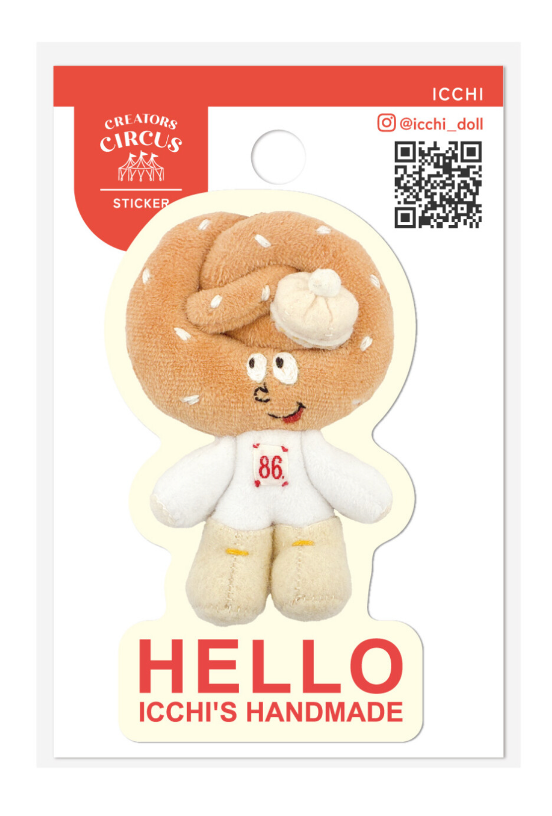 Creator Circus | Mr Pretzel Vinyl Sticker | CS37397