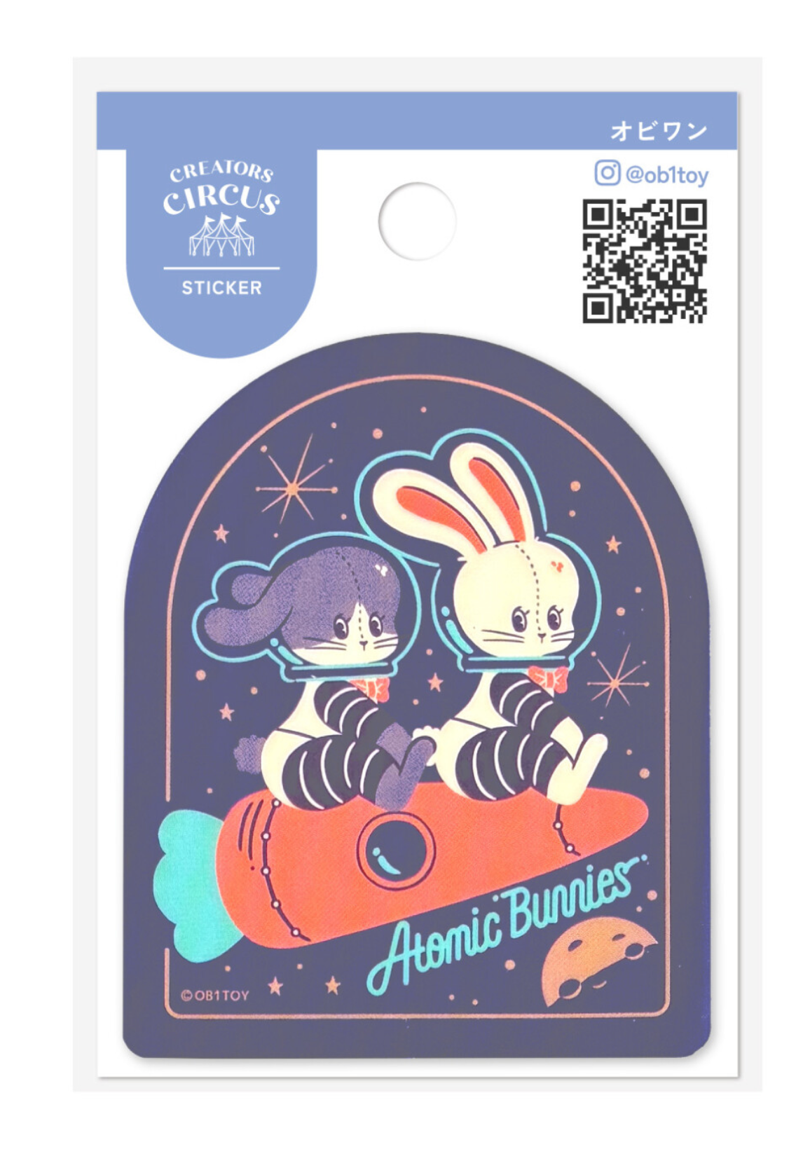 Creator Circus | Atomic Bunnies Vinyl Sticker | CS37383