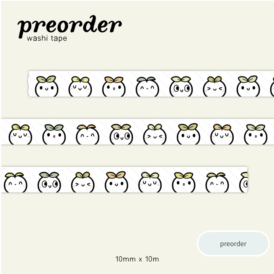The Coffee Monsterz Co | Little Sprouts 2.0 Washi Tape | JUNE PRE ORDER