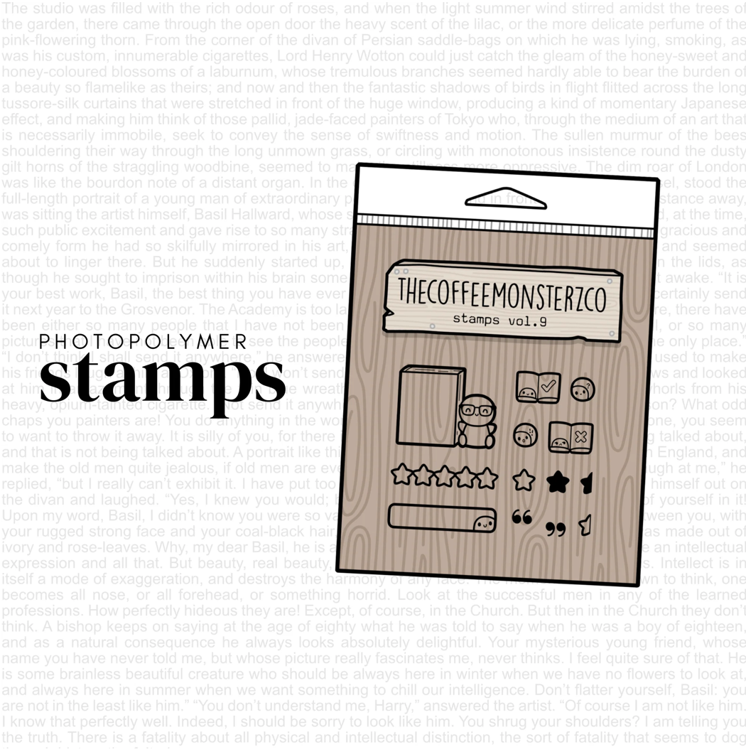 The Coffee Monsterz Co | Emoti Stamp Set V.9 | JUNE PRE ORDER