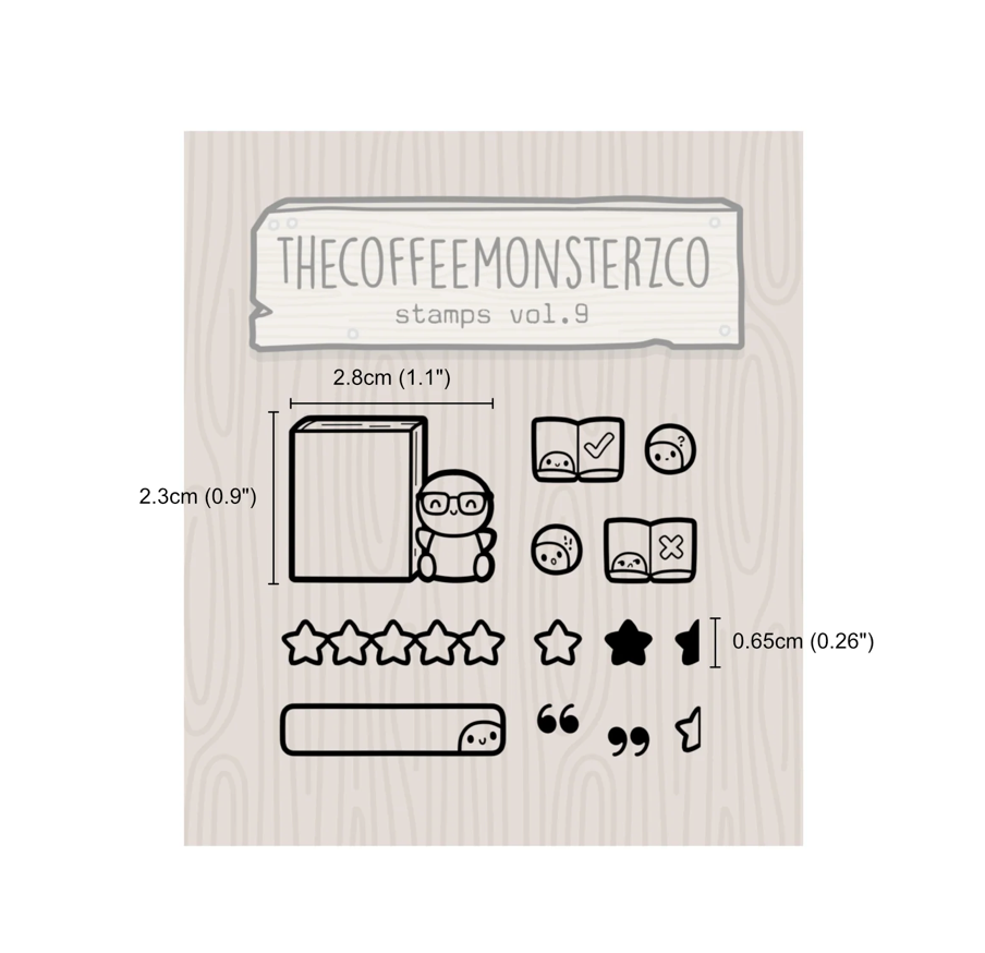 The Coffee Monsterz Co | Emoti Stamp Set V.9 | JUNE PRE ORDER