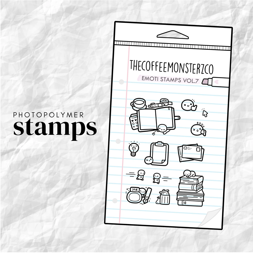 The Coffee Monsterz Co | Emoti Stamp Set V.7 | JUNE PRE ORDER