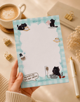 Moonaries Illo | Cats and Coffee A6 Notepad