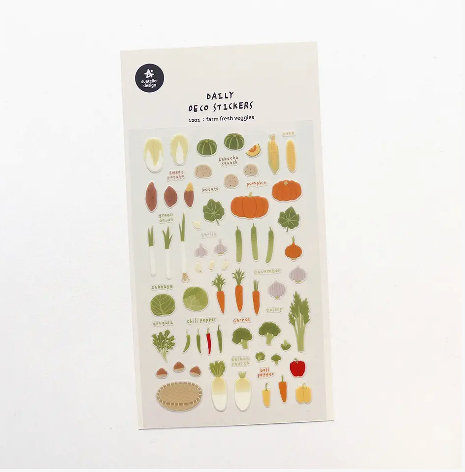 Suatelier Stickers | Farm Fresh Veggies | 1201