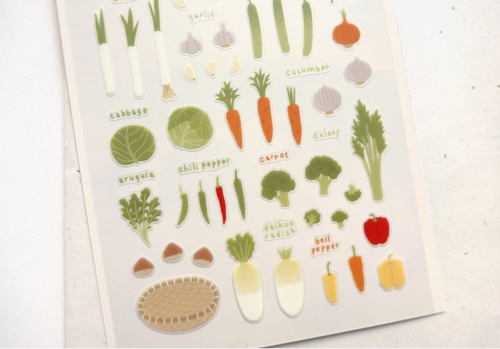 Suatelier Stickers | Farm Fresh Veggies | 1201