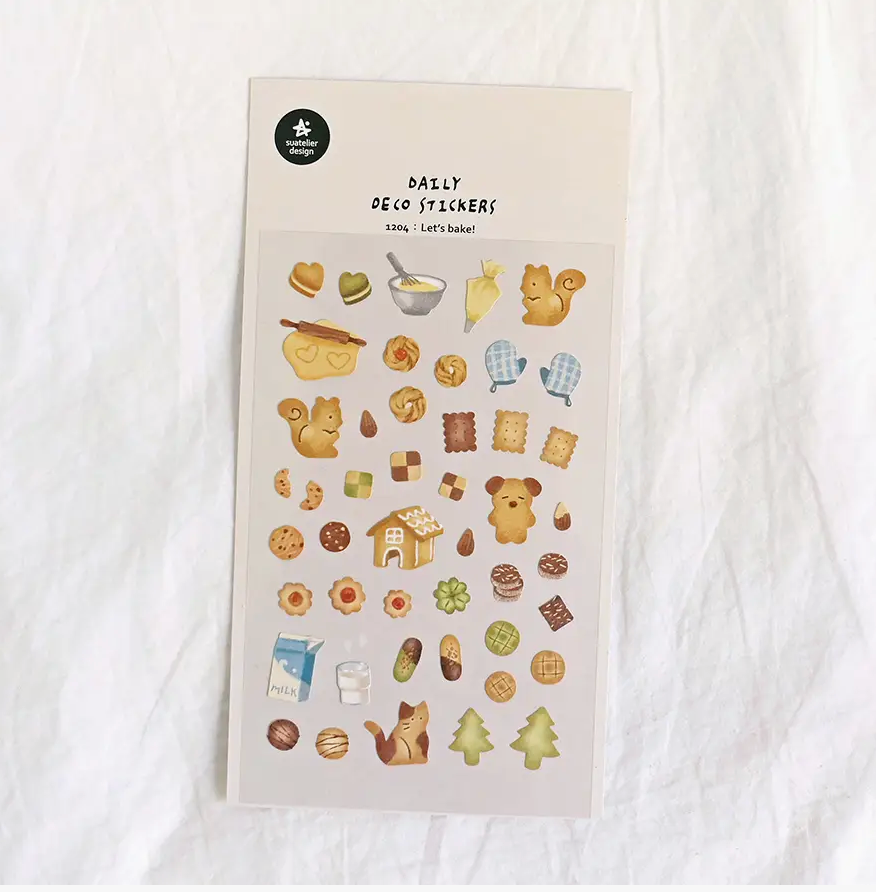 Suatelier Stickers | Let's Bake! | 1204
