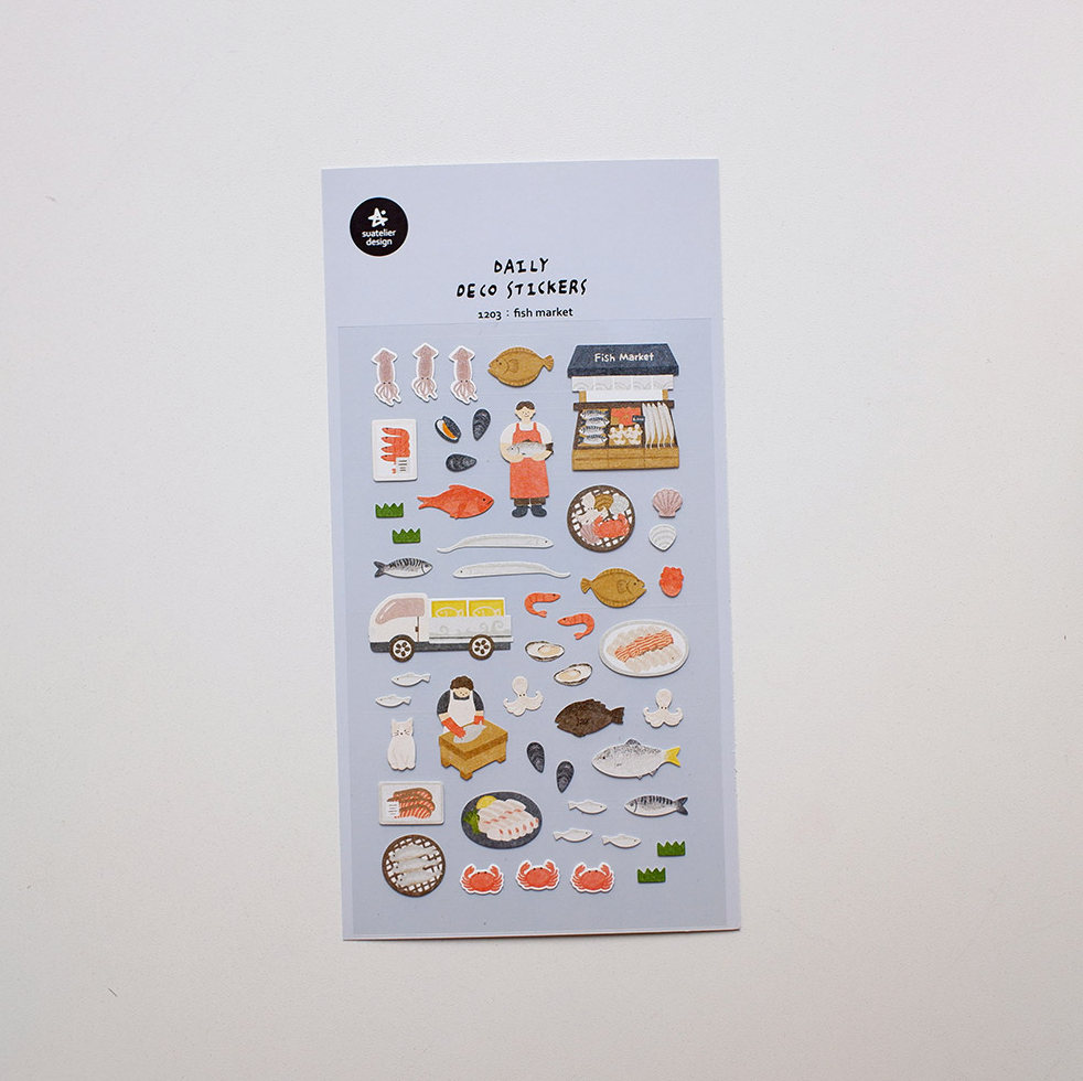 Suatelier Stickers | Fish Market | 1203