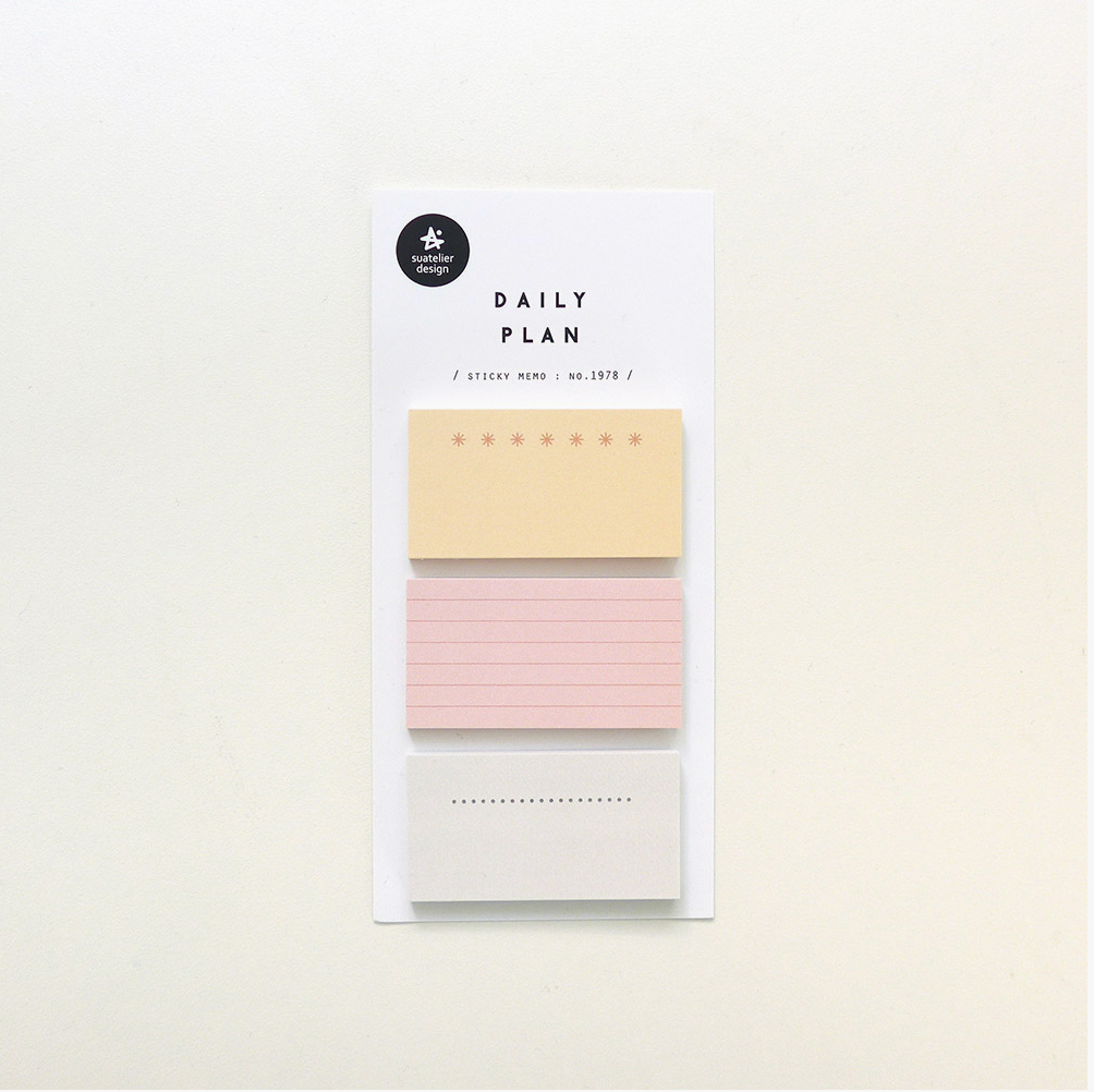Suatelier Sticky Notes | Daily Plan.64  | 1978