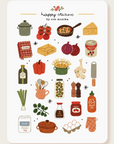 By Och Monika | Home Cooking Matte Sticker Sheet