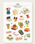 By Och Monika | Study Desk Matte Sticker Sheet