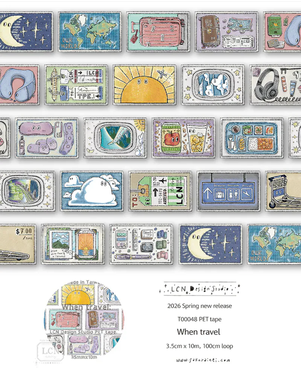 LCN Design Studio | When Travel P.E.T Tape