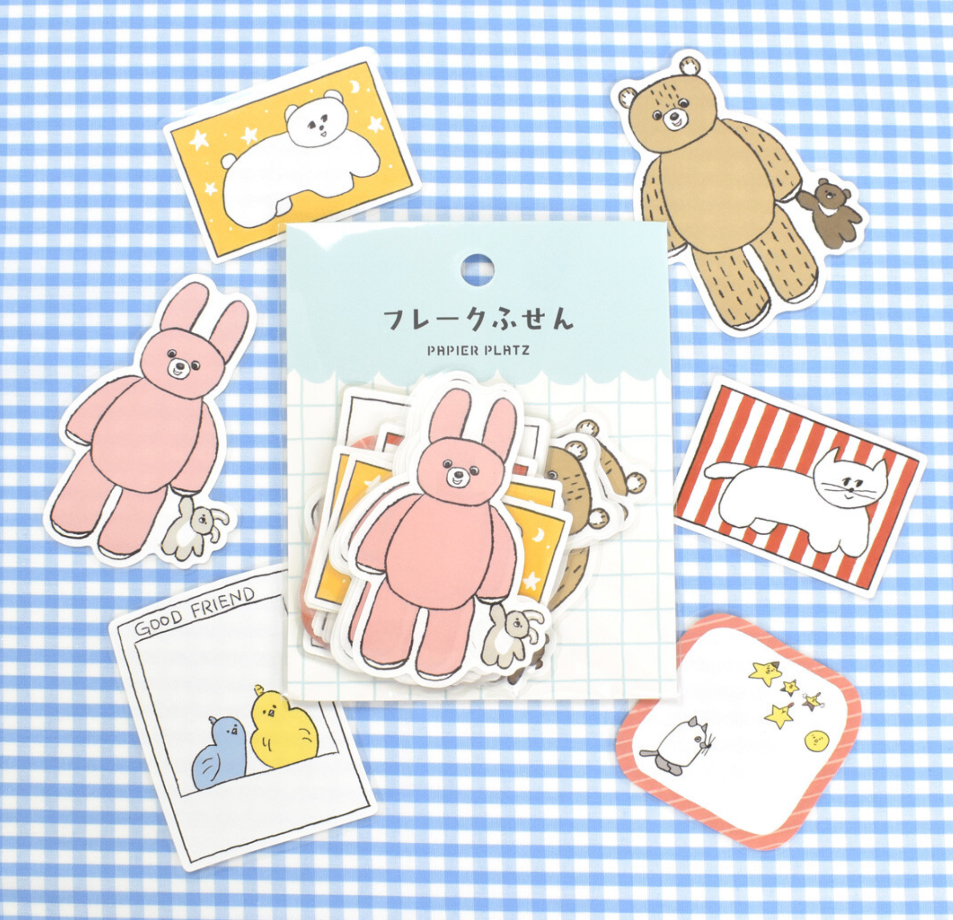 Papier Platz | Nico Recipe Sticky Notes | Animals | 60-023