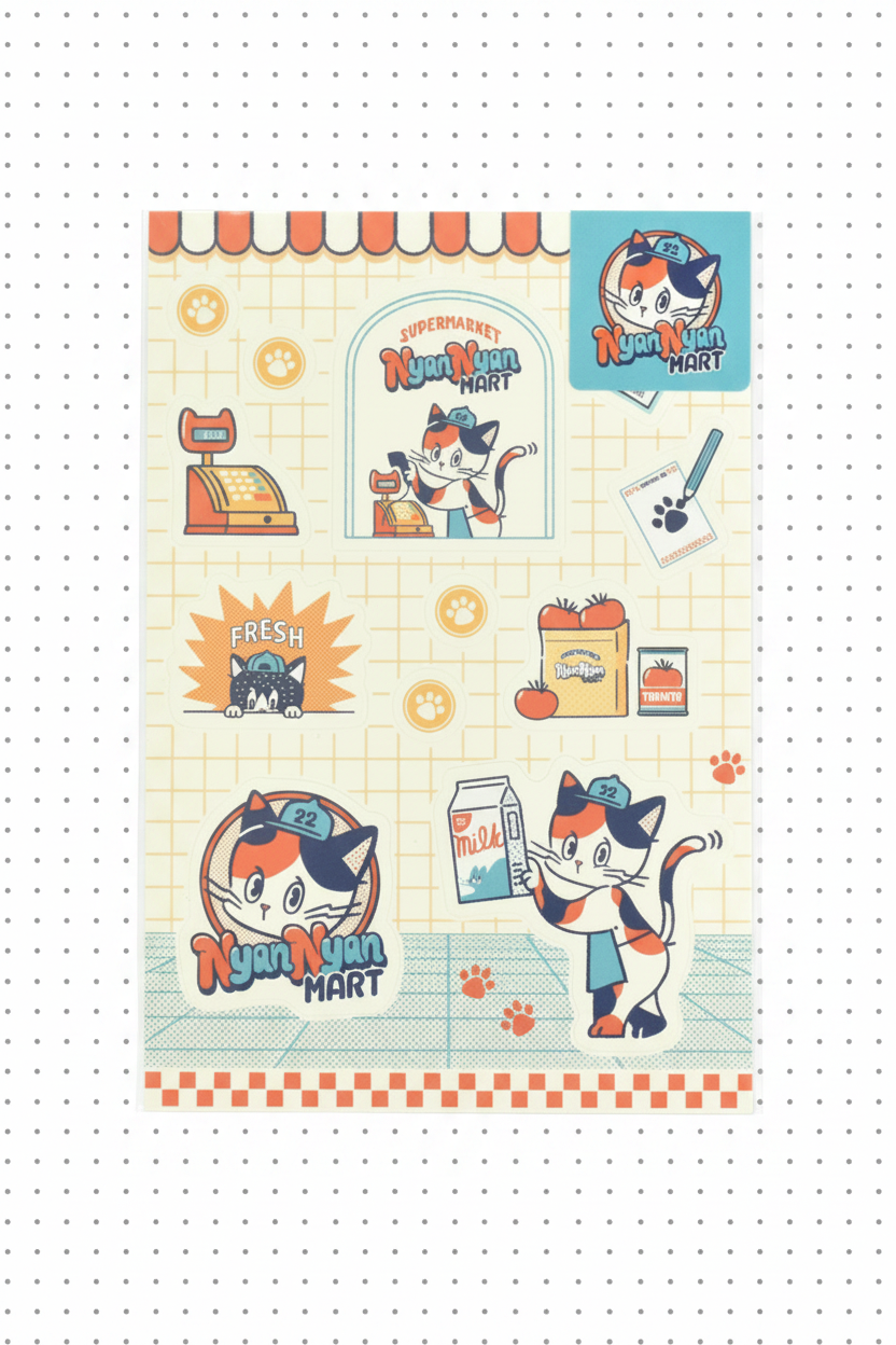 Papier Platz | Obiwan Mart Collection Sticker | Supermarket Staff | 52-051