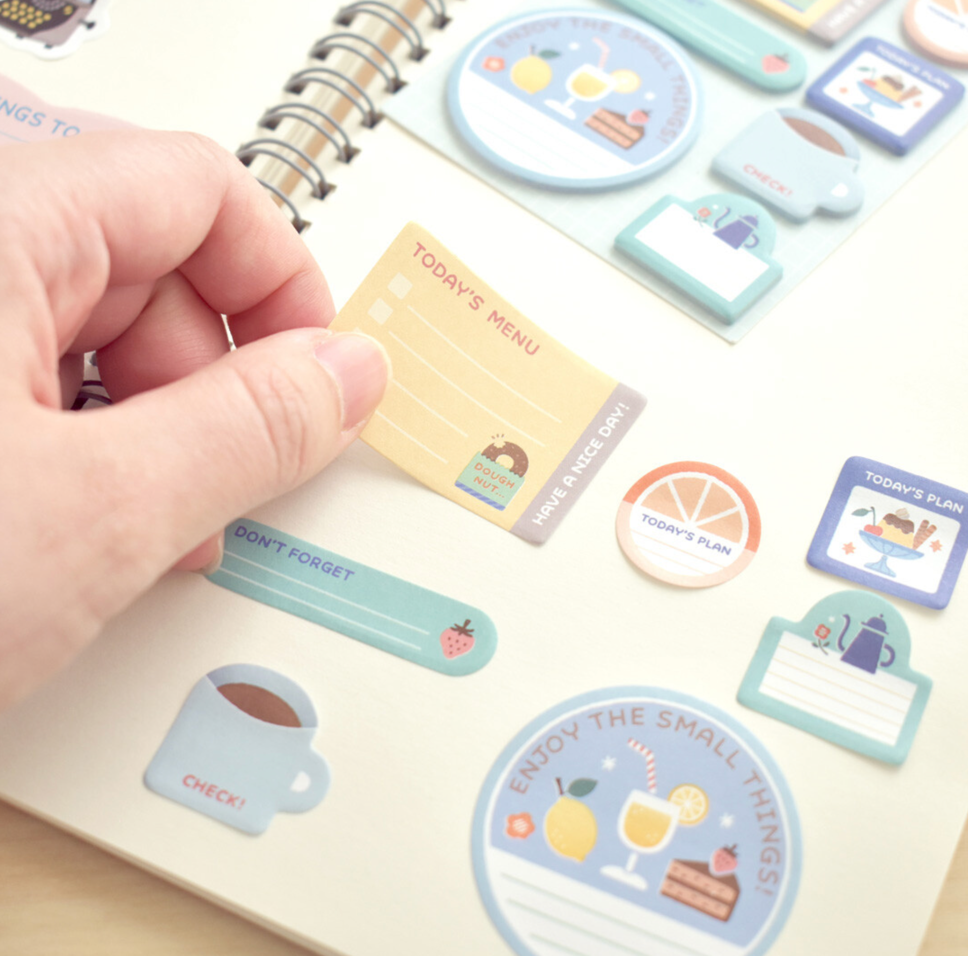 Eric Hello Small Things | Fruits &amp; Sweets Mini Sticky Notes | 67-002