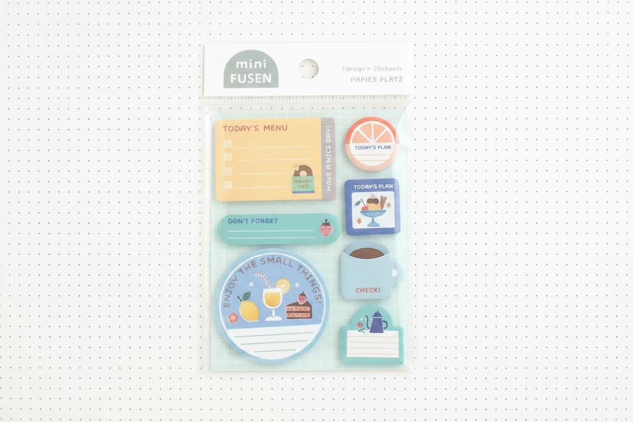 Eric Hello Small Things | Fruits &amp; Sweets Mini Sticky Notes | 67-002