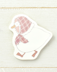 Papier Platz x Shoichiro Tobimatsu | Pink Swan & Scarf Die Cut Sticky Notes | 61-506