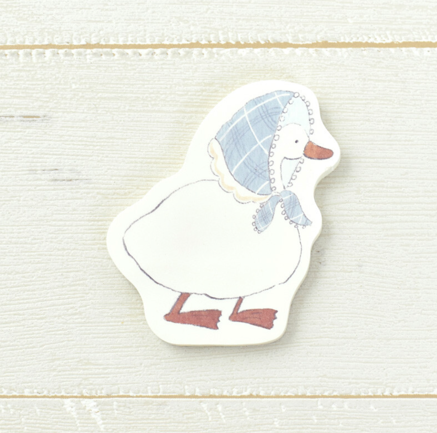 Papier Platz x Shoichiro Tobimatsu | Swan &amp; Blue Scarf Die Cut Sticky Notes | 61-503