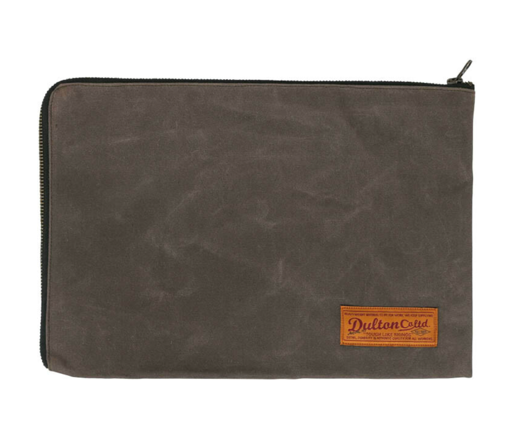 Dulton | Wax Canvas Tool Pouch | Olive | Large
