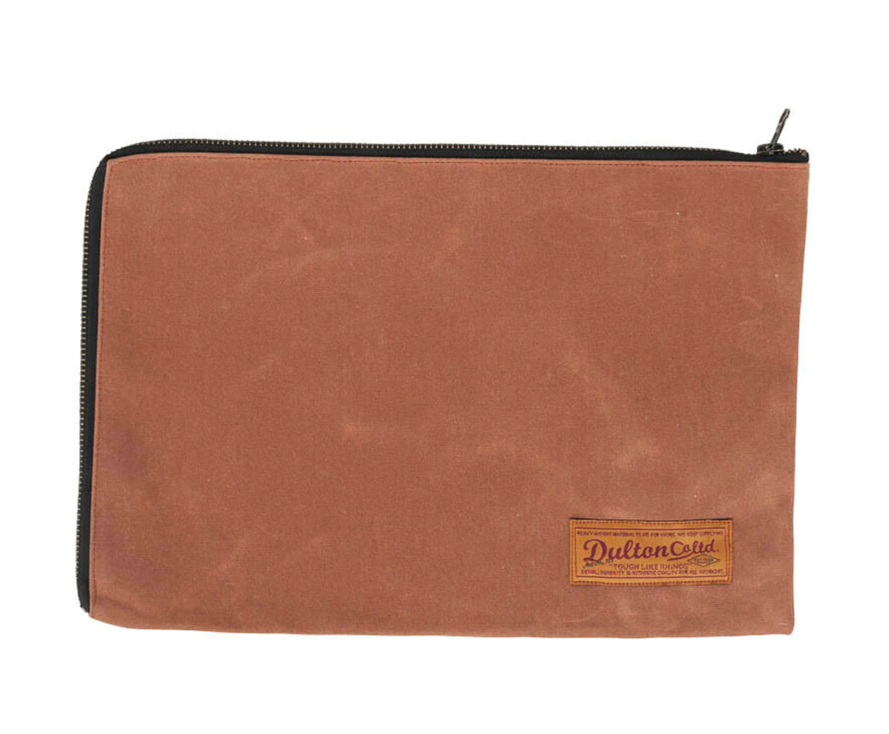 Dulton | Wax Canvas Tool Pouch | Camel | Large