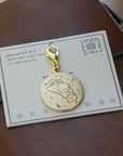 Dana ate Oatmeal | For You Brass Charm