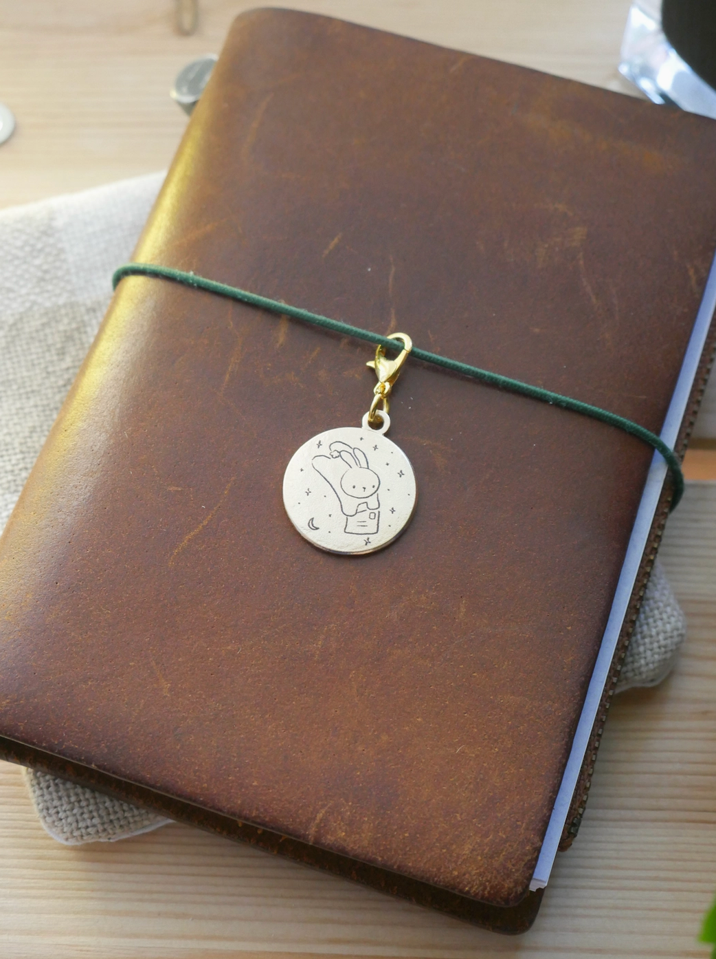 Dana ate Oatmeal | For You Brass Charm