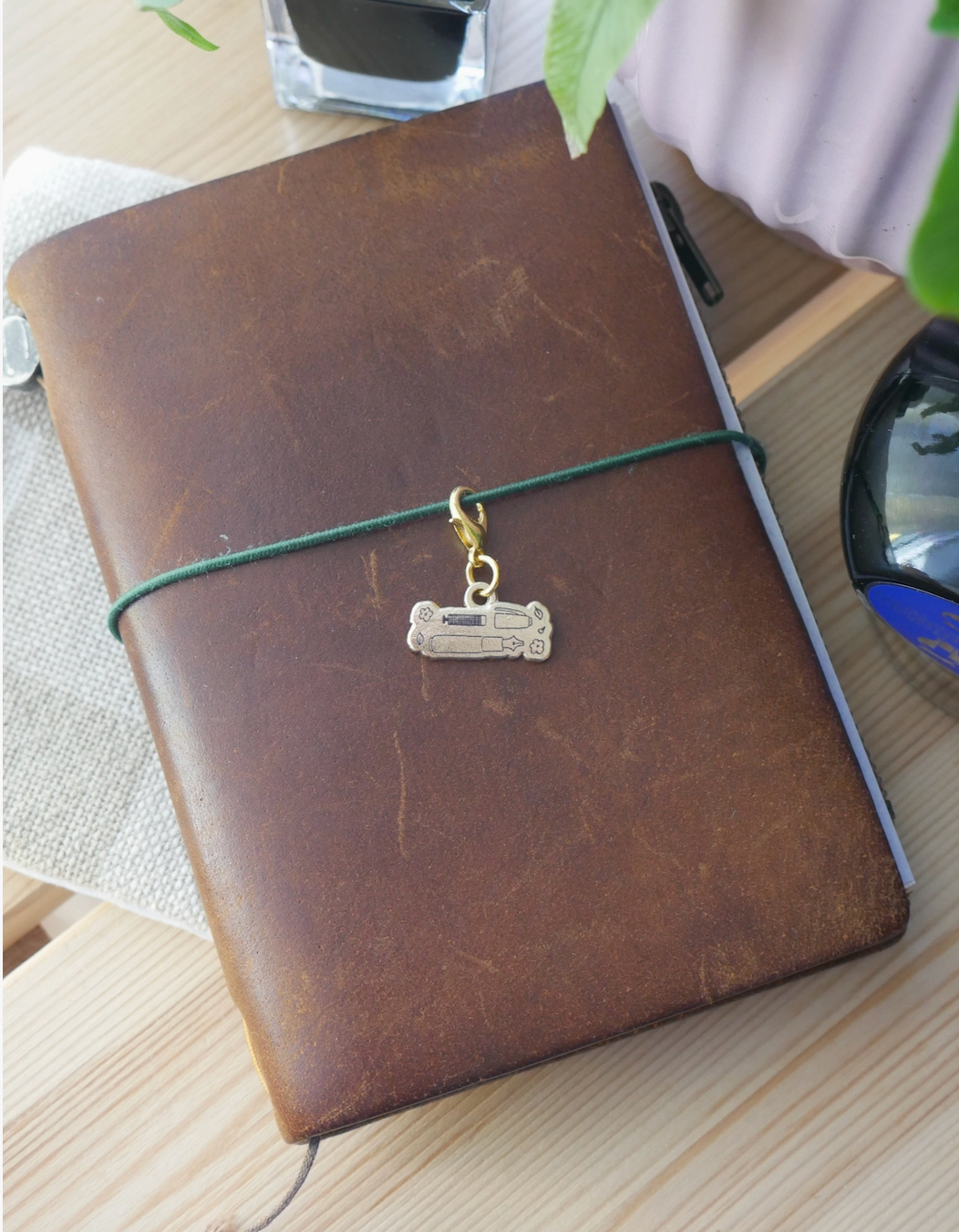 Dana ate Oatmeal | Handwritten with Love Brass Charm
