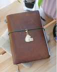 Dana ate Oatmeal | Paw Print Brass Charm
