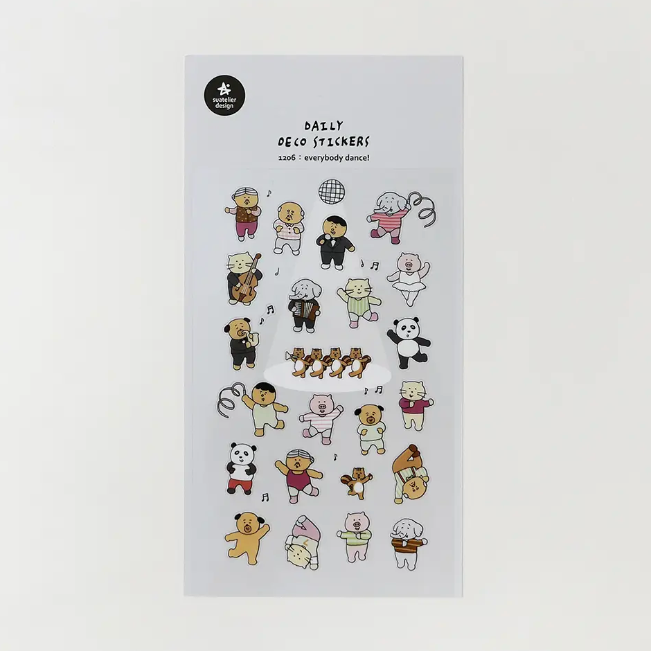 Suatelier Stickers | Everybody Dance ! | 1206