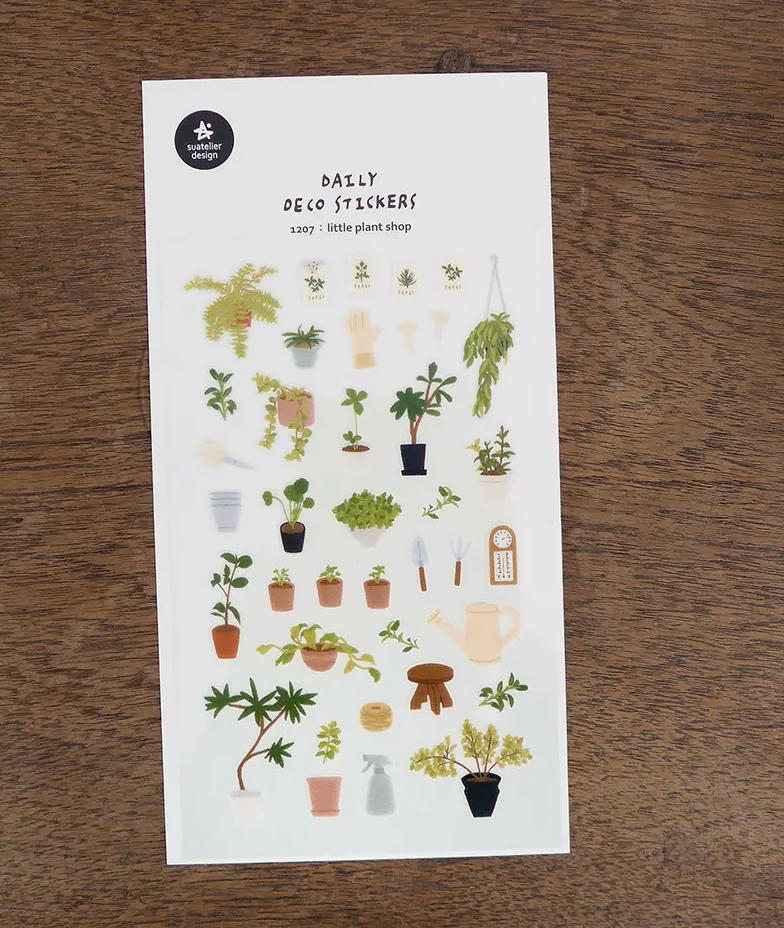 Suatelier Stickers | Little Plant Shop | 1207