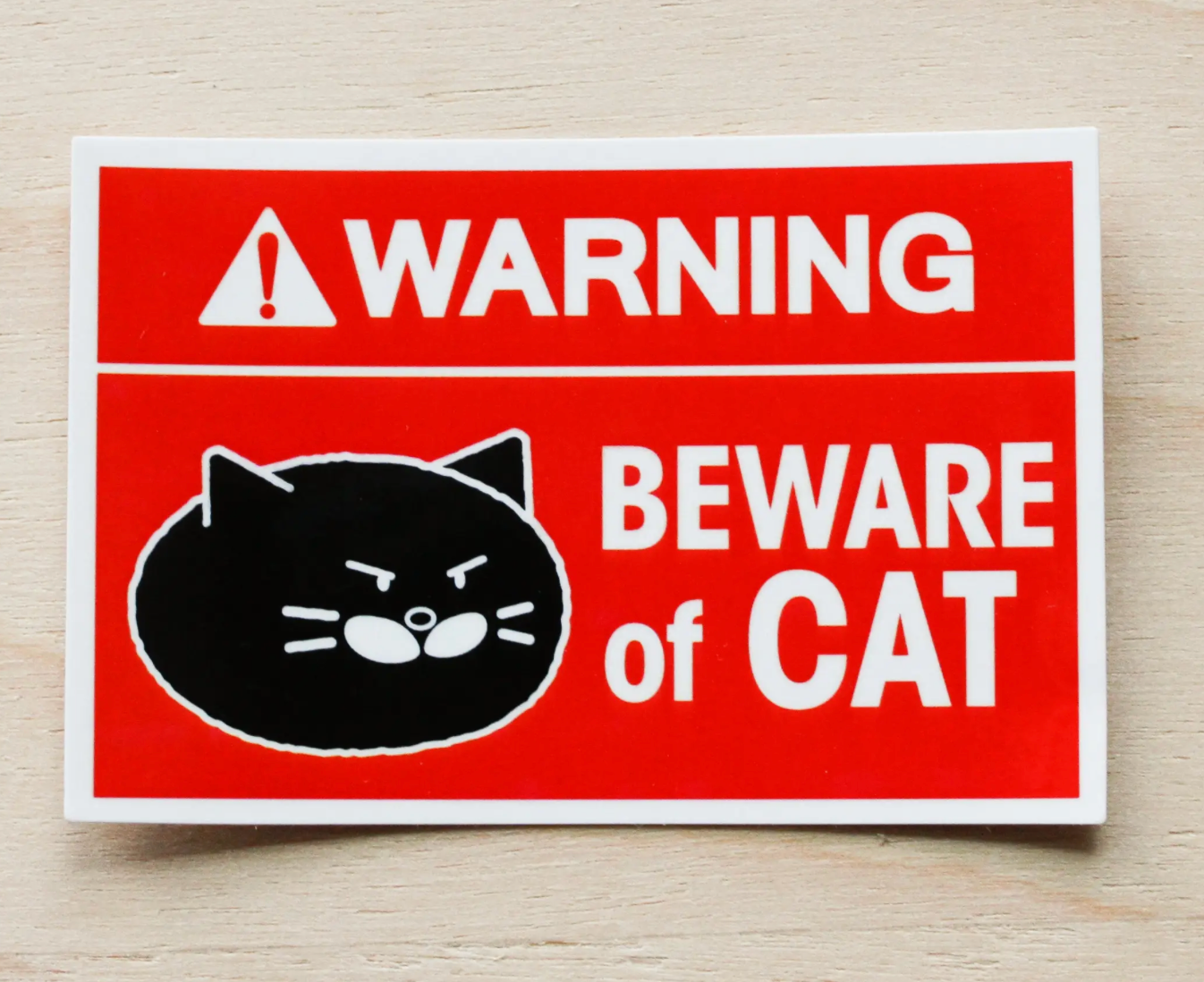 Biology Friends Club | Beware of Cat Sticker