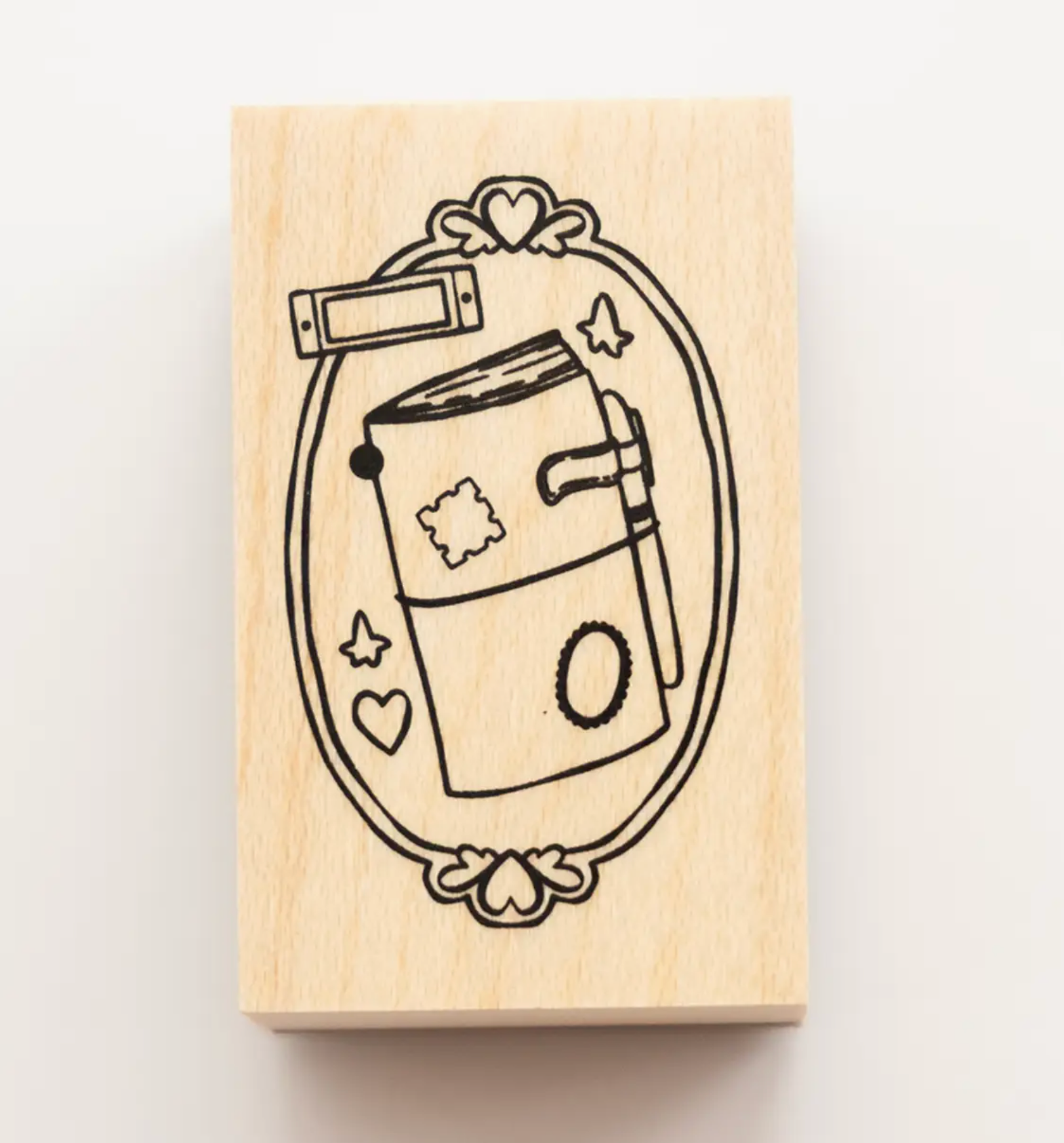 Grumpy Nook | Framed TN Rubber Stamp