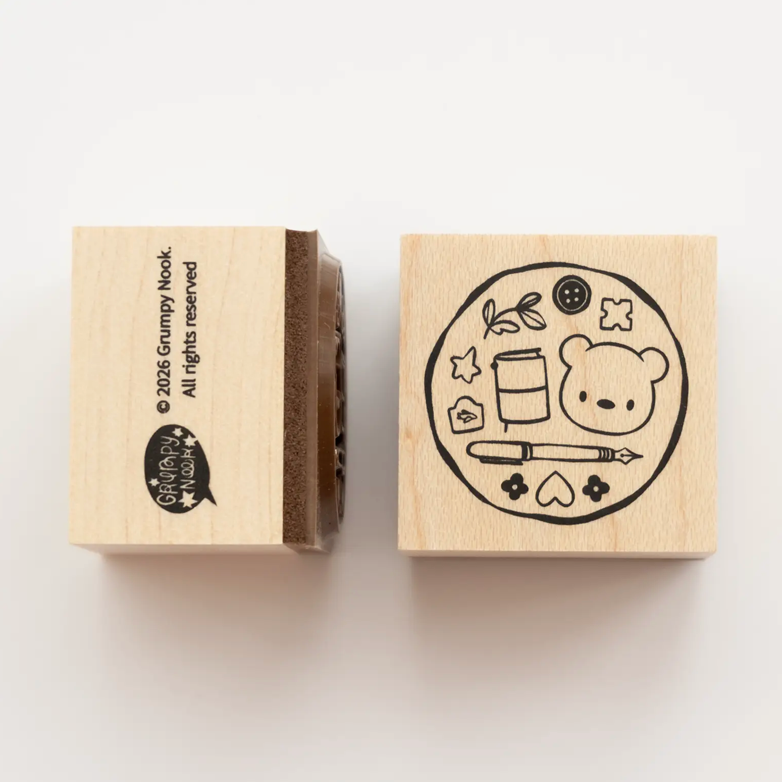 Grumpy Nook | Bears TN &amp; Hobbies Rubber Stamp