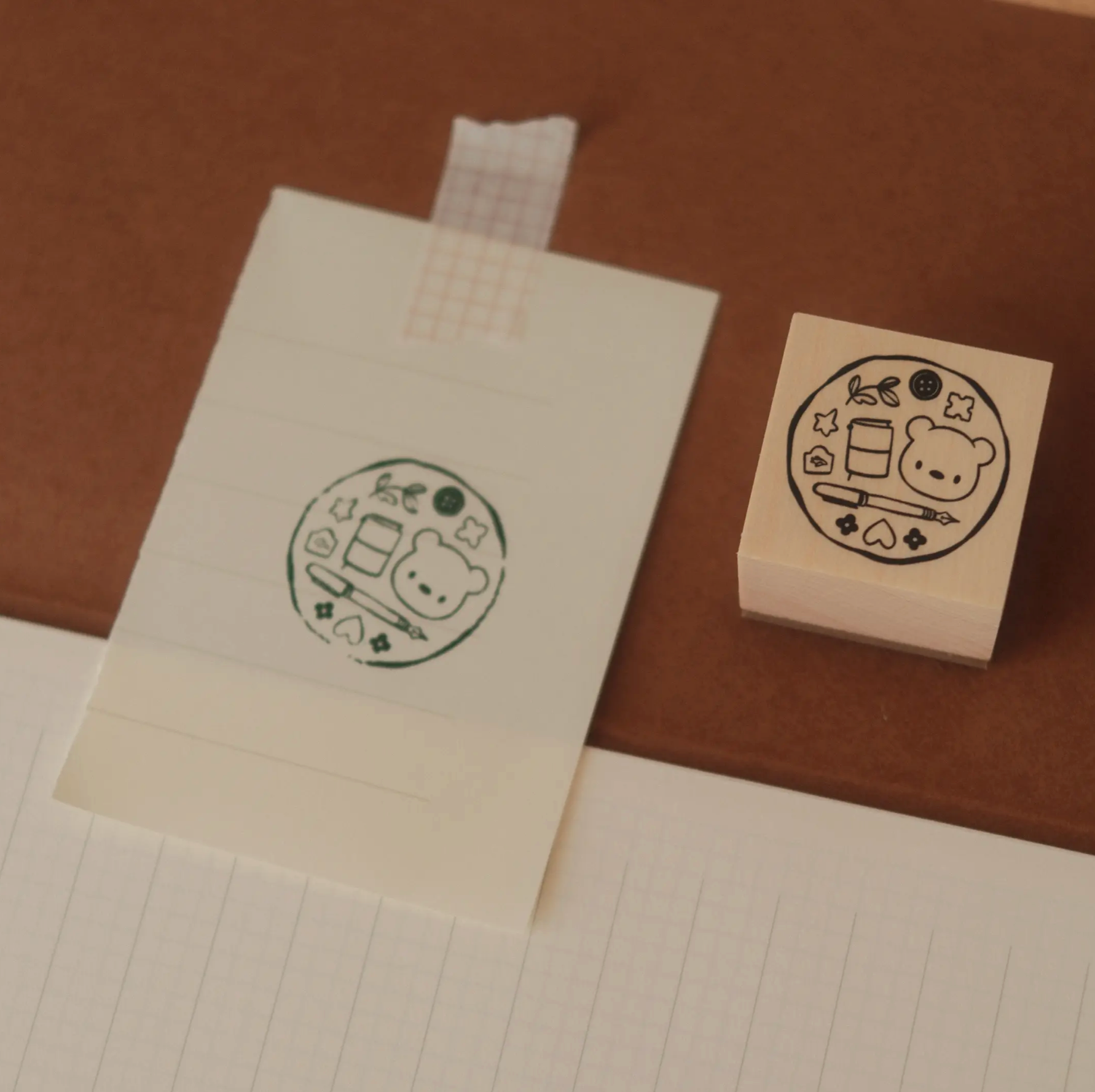 Grumpy Nook | Bears TN &amp; Hobbies Rubber Stamp