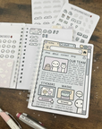 The Coffee Monsterz Co | Webpage Reusable Sticker Book