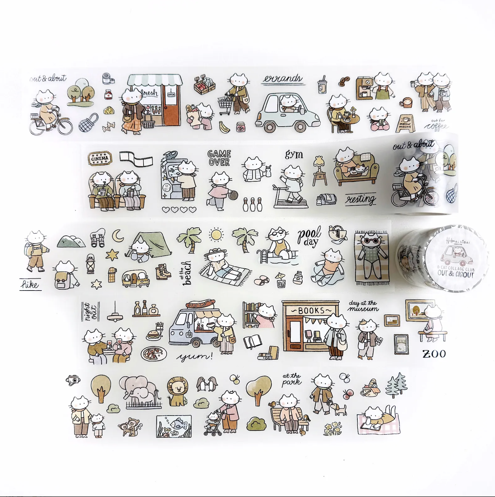 Heba Al Sibai x Cat Collage | Out &amp; About P.E.T Tape