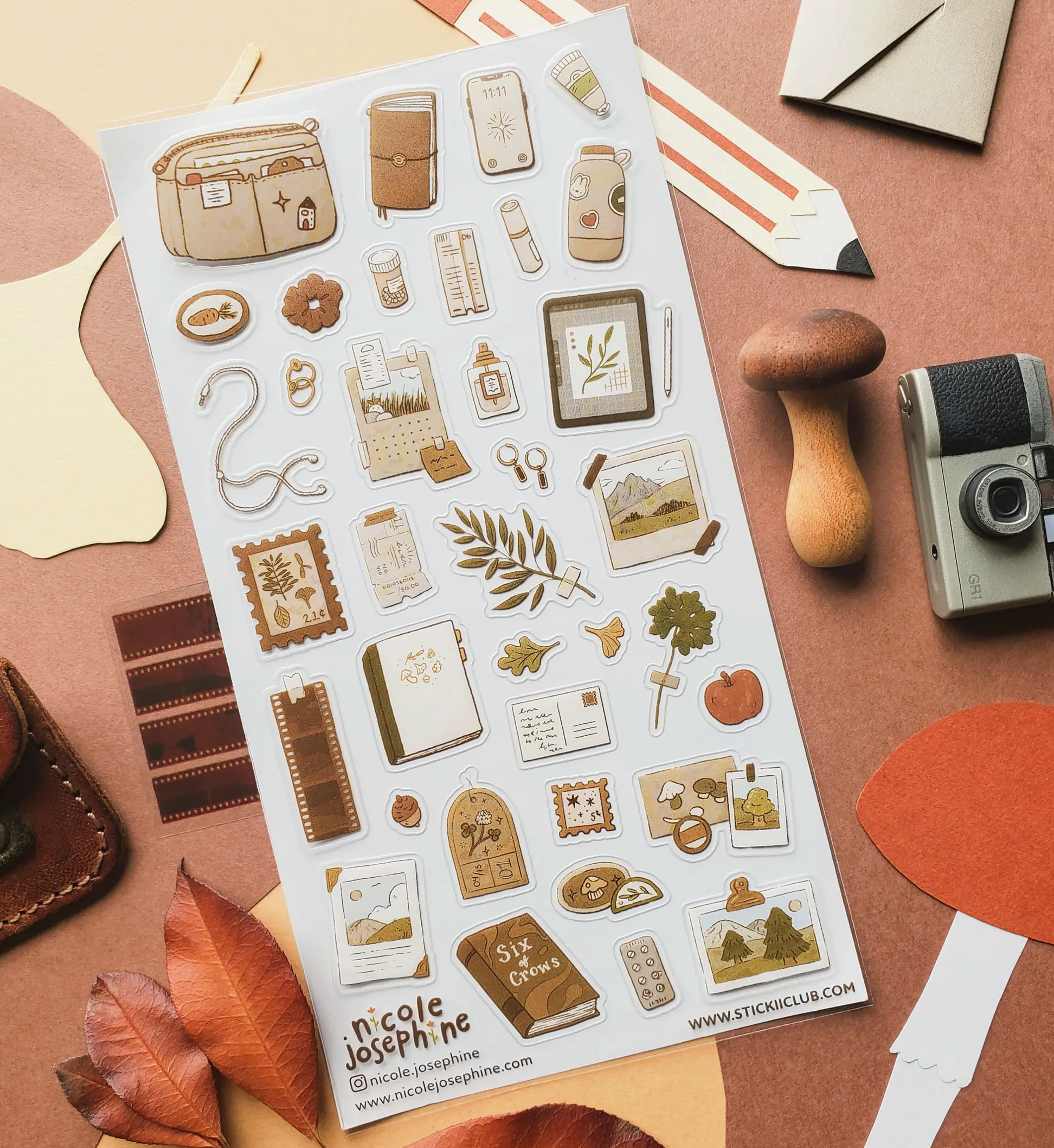 STICK II | Creative Days by Nicole Josephine Sticker Sheet