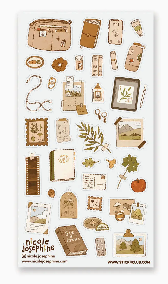 STICK II | Creative Days by Nicole Josephine Sticker Sheet