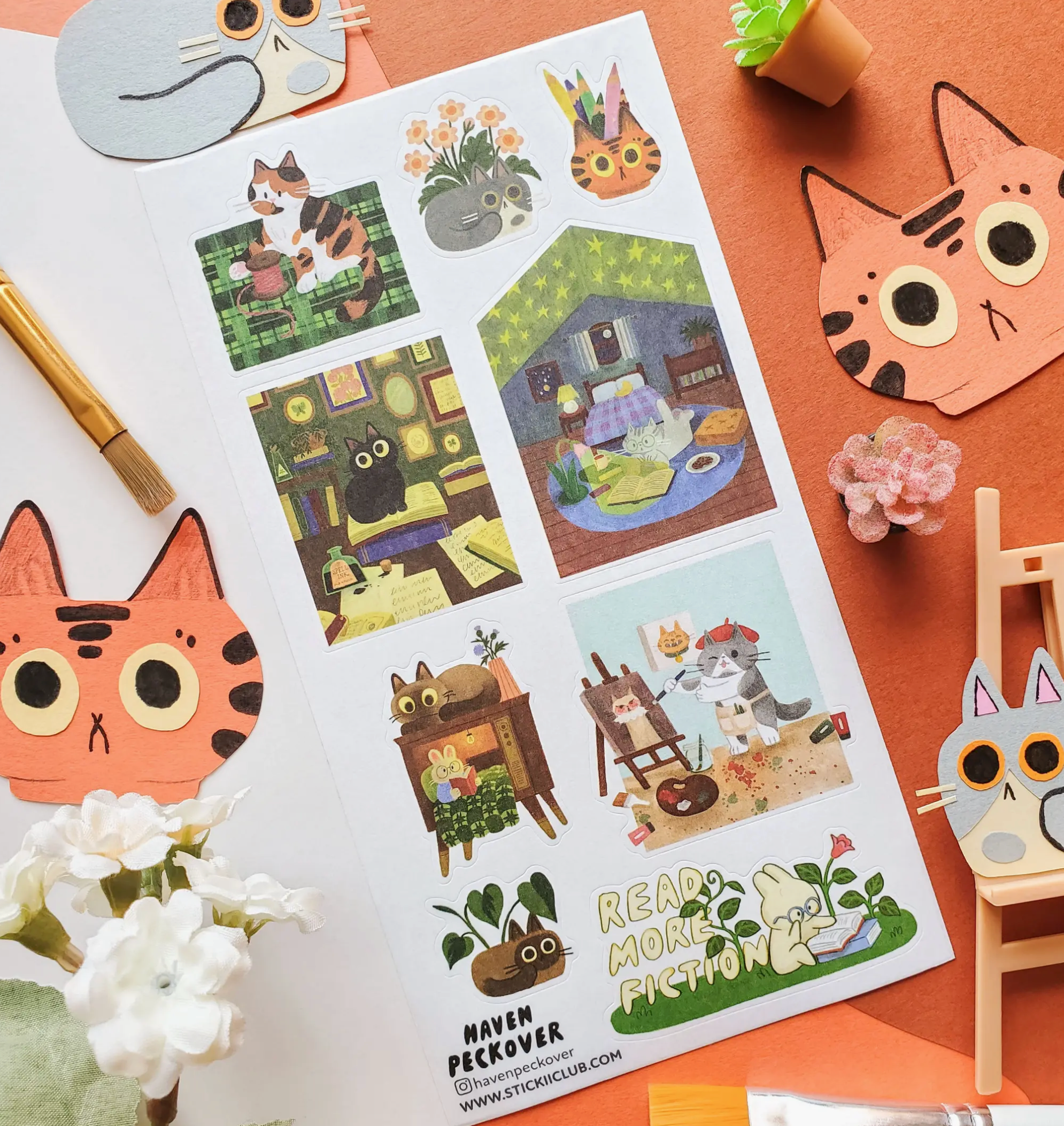 STICK II | Paws and Pastimes Sticker Sheet