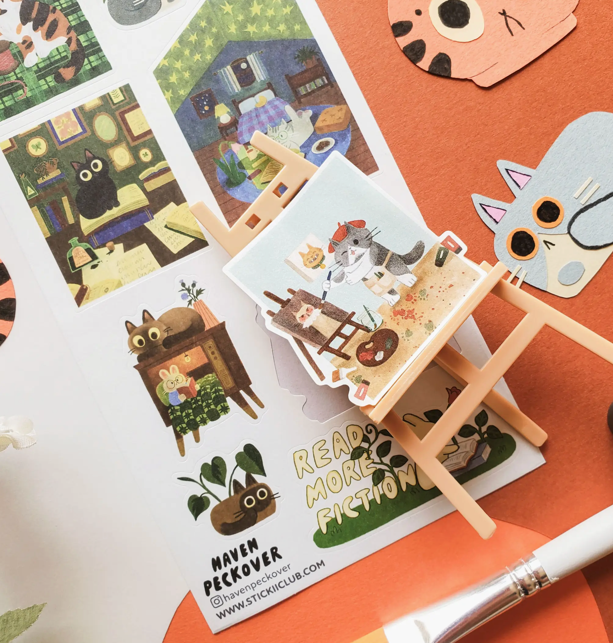 STICK II | Paws and Pastimes Sticker Sheet