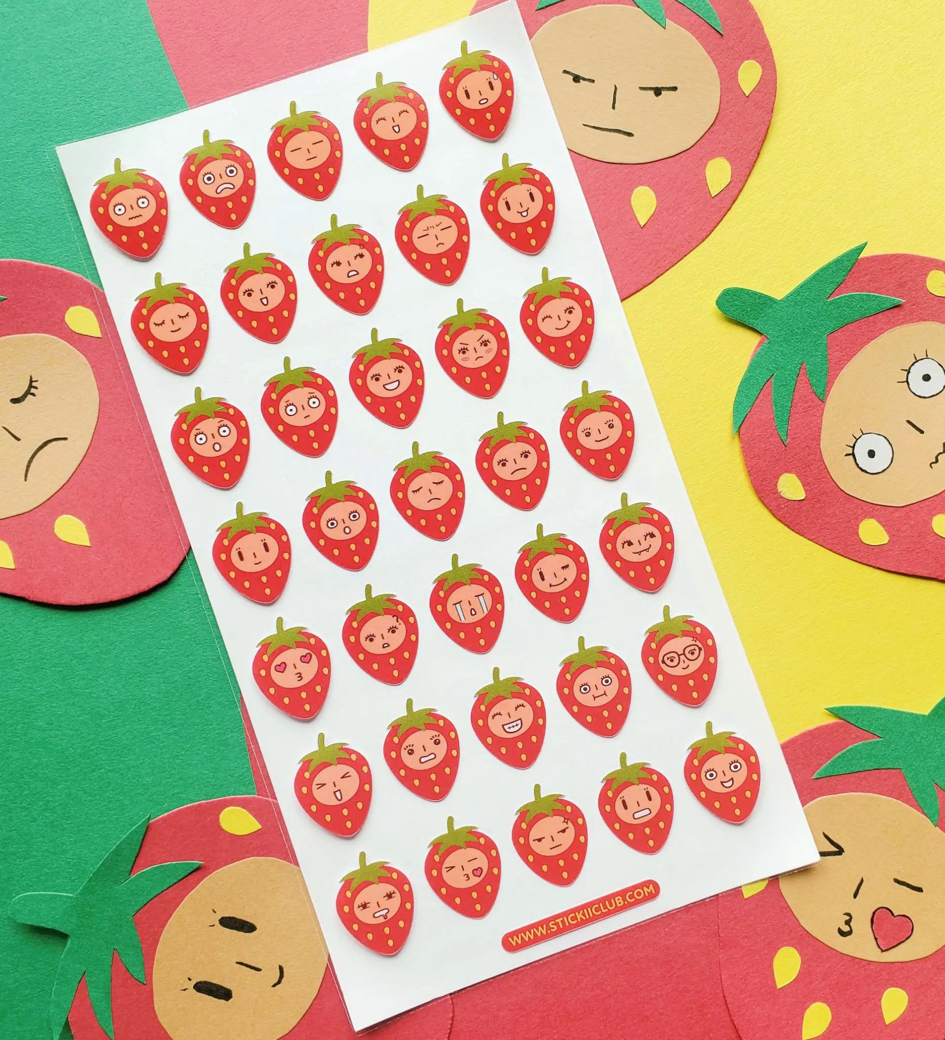 STICK II | Berry Big Feeling Sticker Sheet