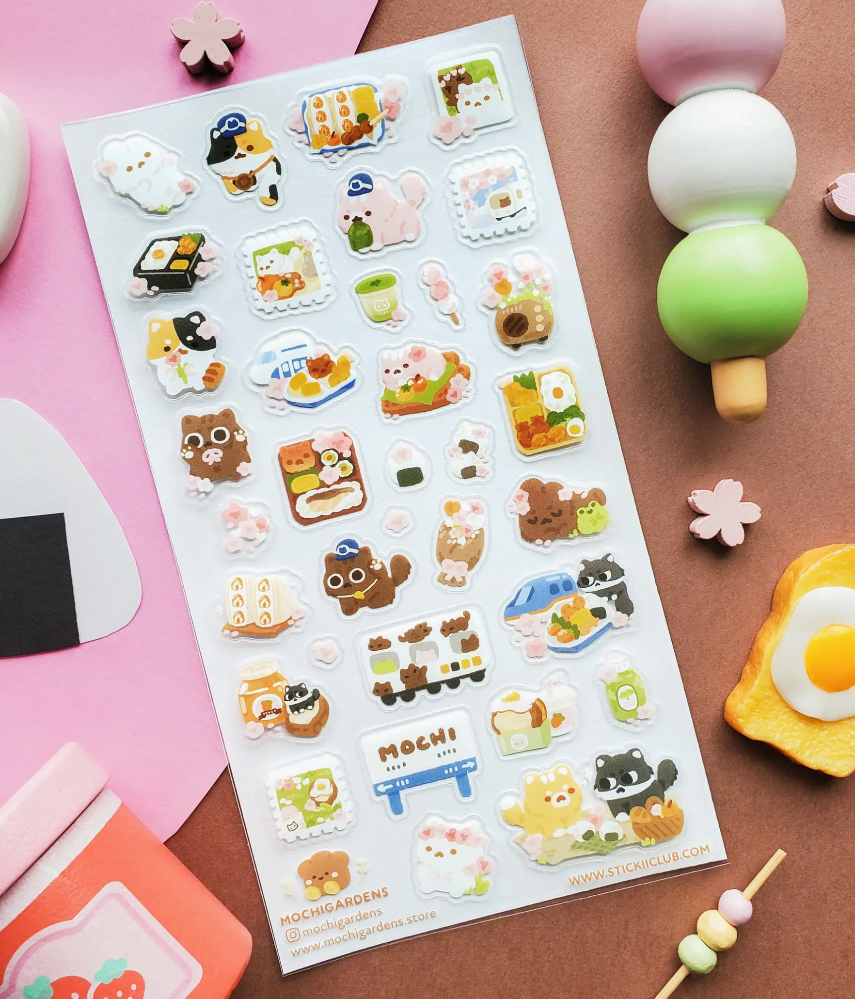 STICK II | Blooming Bento Day Sticker Sheet