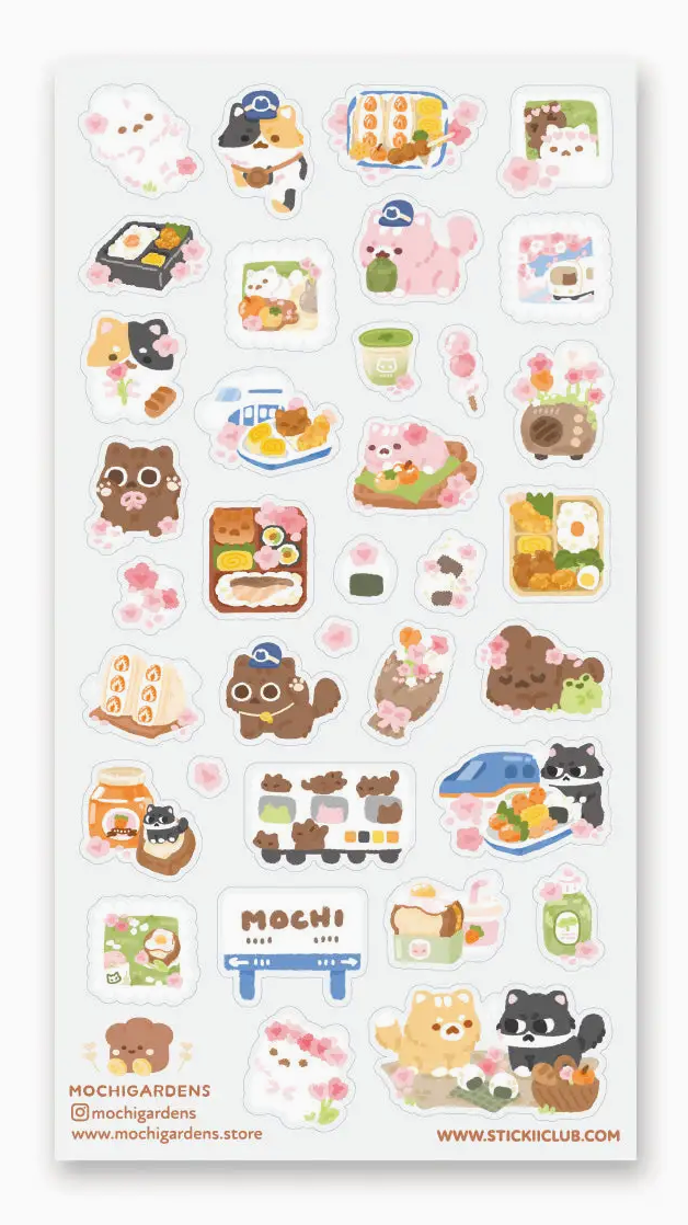 STICK II | Blooming Bento Day Sticker Sheet