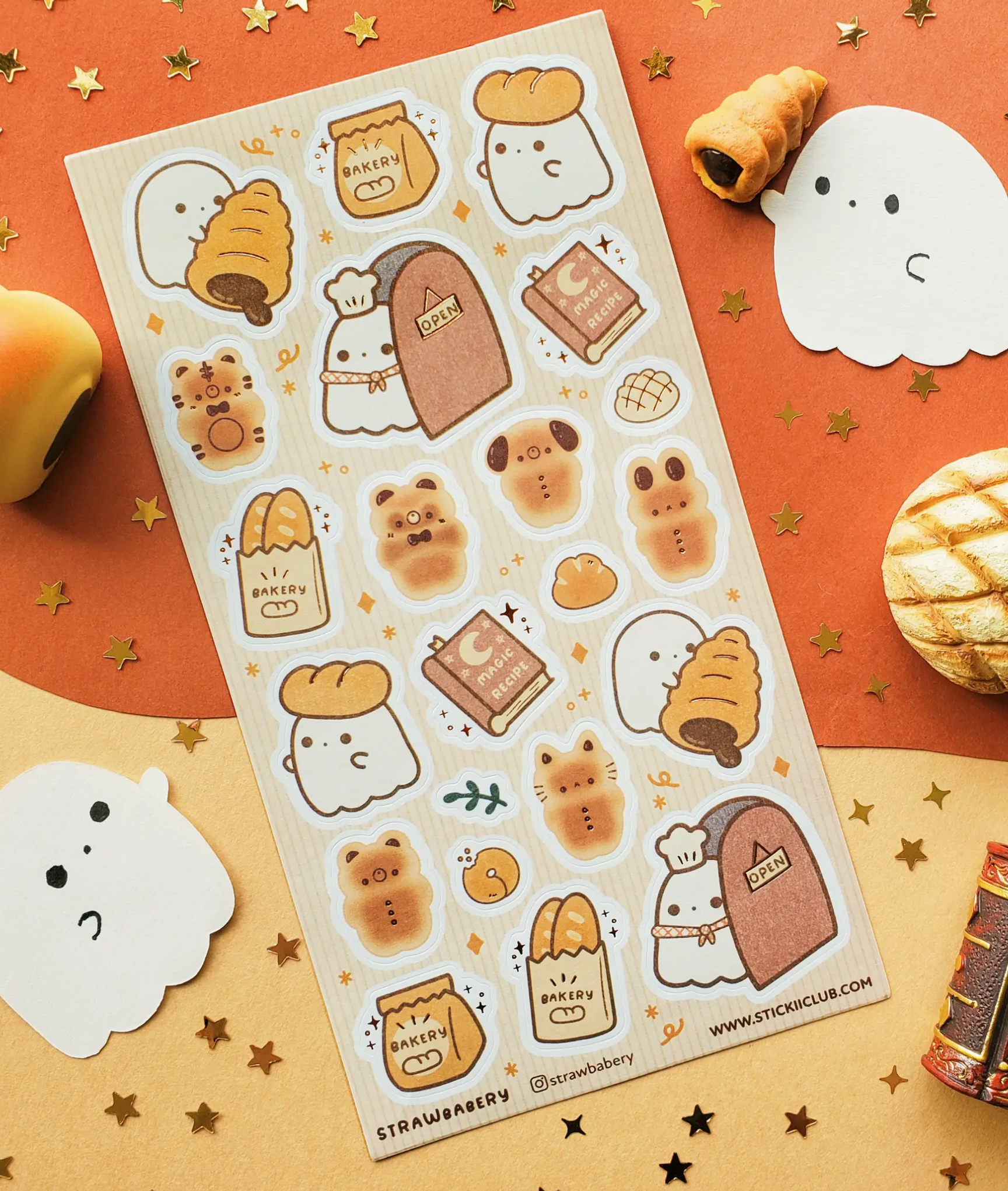 STICK II | Boo's Bake Shop Sticker Sheet