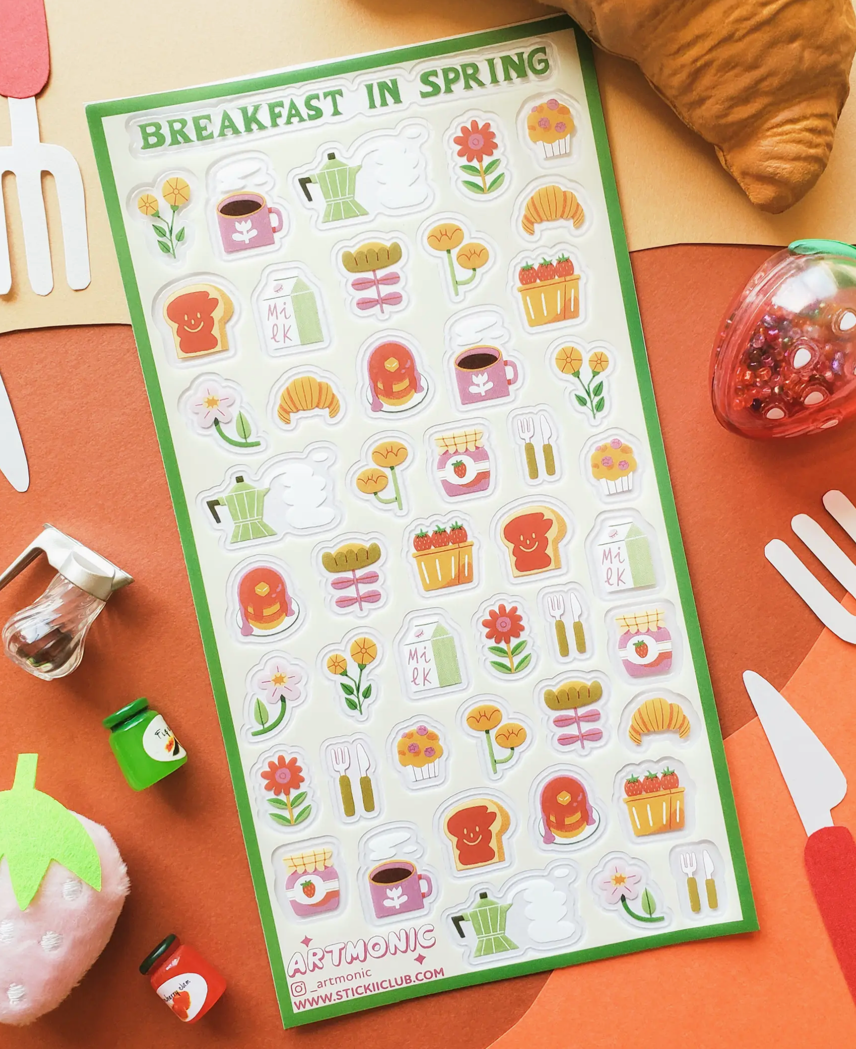 STICK II | Breakfast in Spring Sticker Sheet