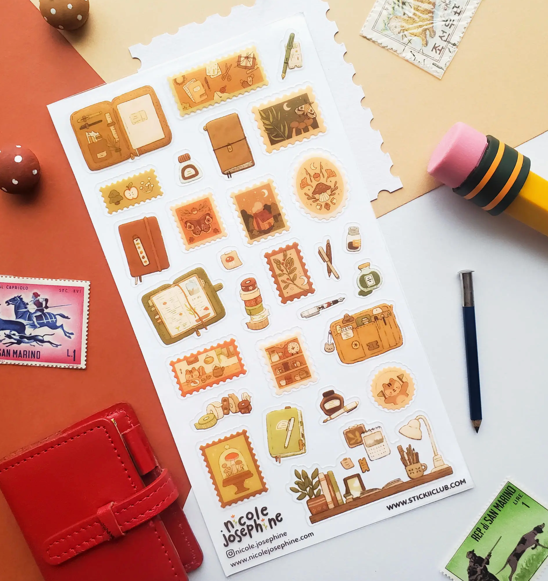 STICK II | Journaling Faves by Nicole Josephine Sticker Sheet