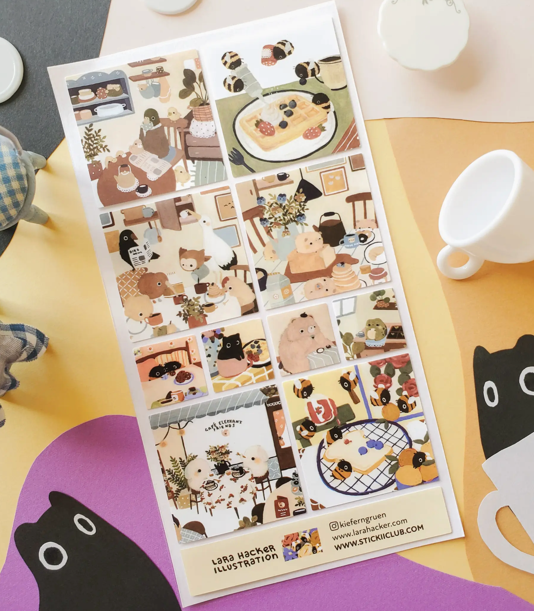 STICK II | Breakfast with Friends Sticker Sheet
